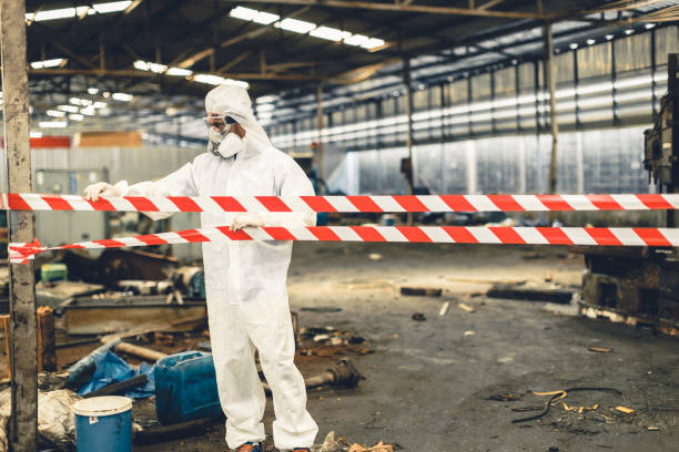 Professional Biohazard technician working in Gainesville, GA
